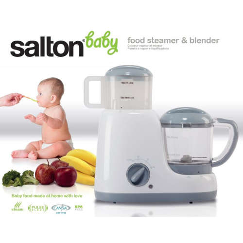 Steamers Salton Baby Food Steamer & Blender was sold for R199.95 on 2 Apr at 2346 by
